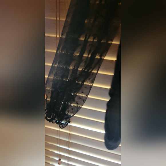 Storyteller Sheer Long Sleeve Top Size 2x Black - Picture 4 of 6